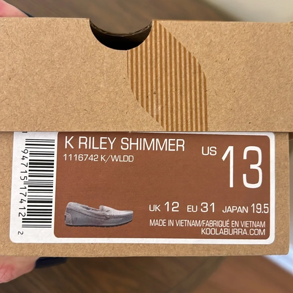 Kookaburra by Ugg Riley Shimmer Moccasins Size 13